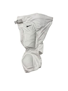 Nike White Padded Athletic Shorts with Knee Pads